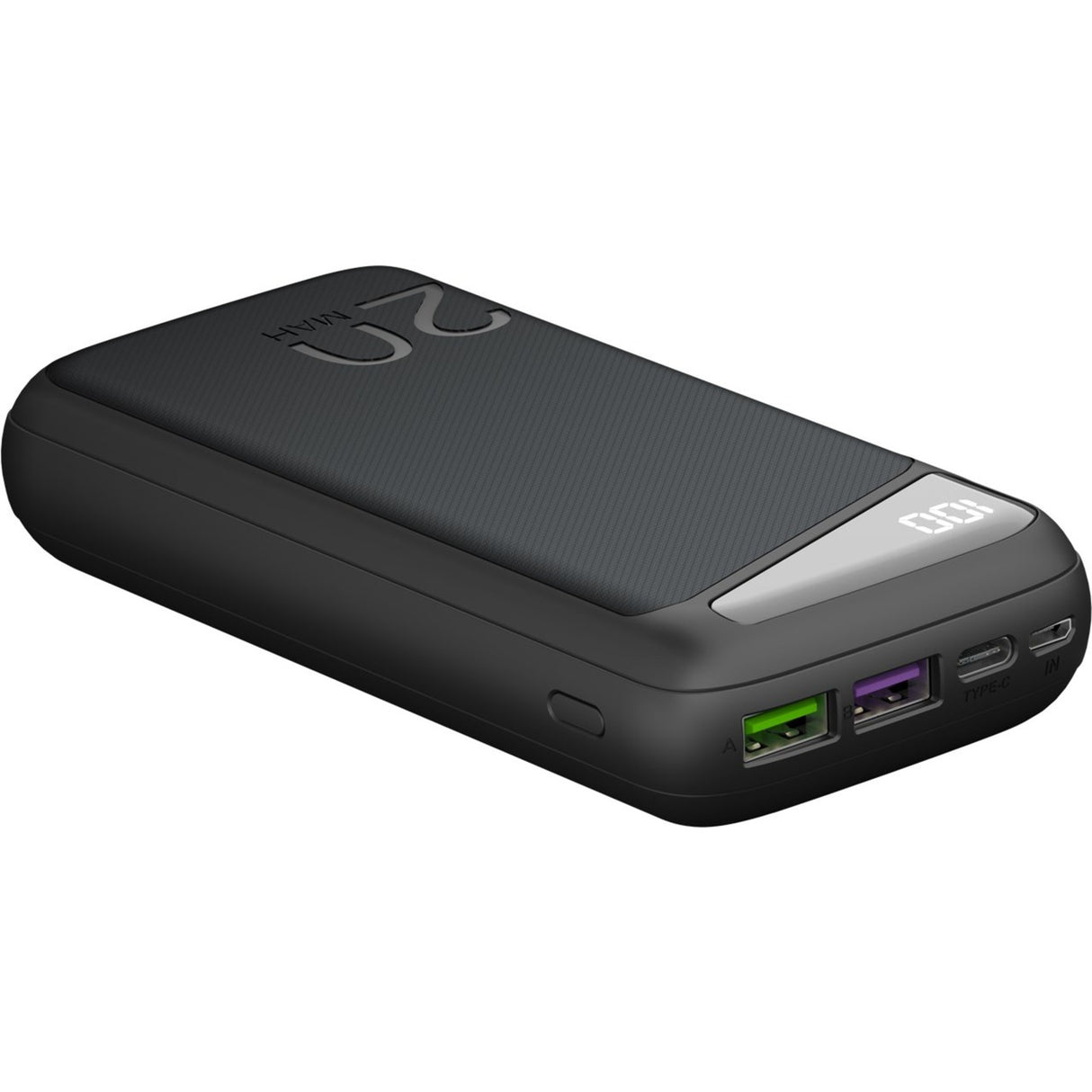 Goobay hurtigopladning powerbank 20.000 mah - 74 wh (sort, USB-C PD, QC 3.0)