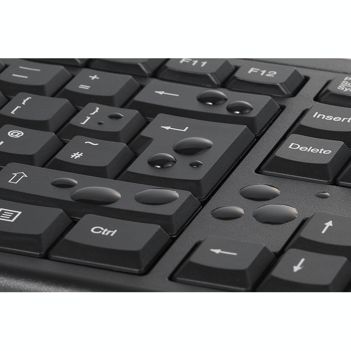 Kensington km150 eq trådløst desktop sæt desktop sæt (sort, us layout (qwerty), membran, 100%, 1200 dpi)