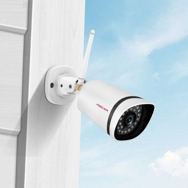 Foscam fi9911w, 3mp wifi udendørs ip sikkerhedskamera (hvid)