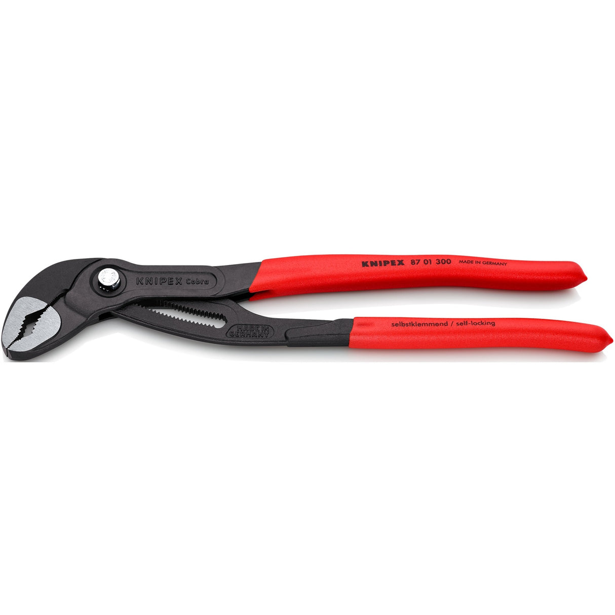 Knipex cobra vandpumpetang 8701300 (rød, 300 mm)