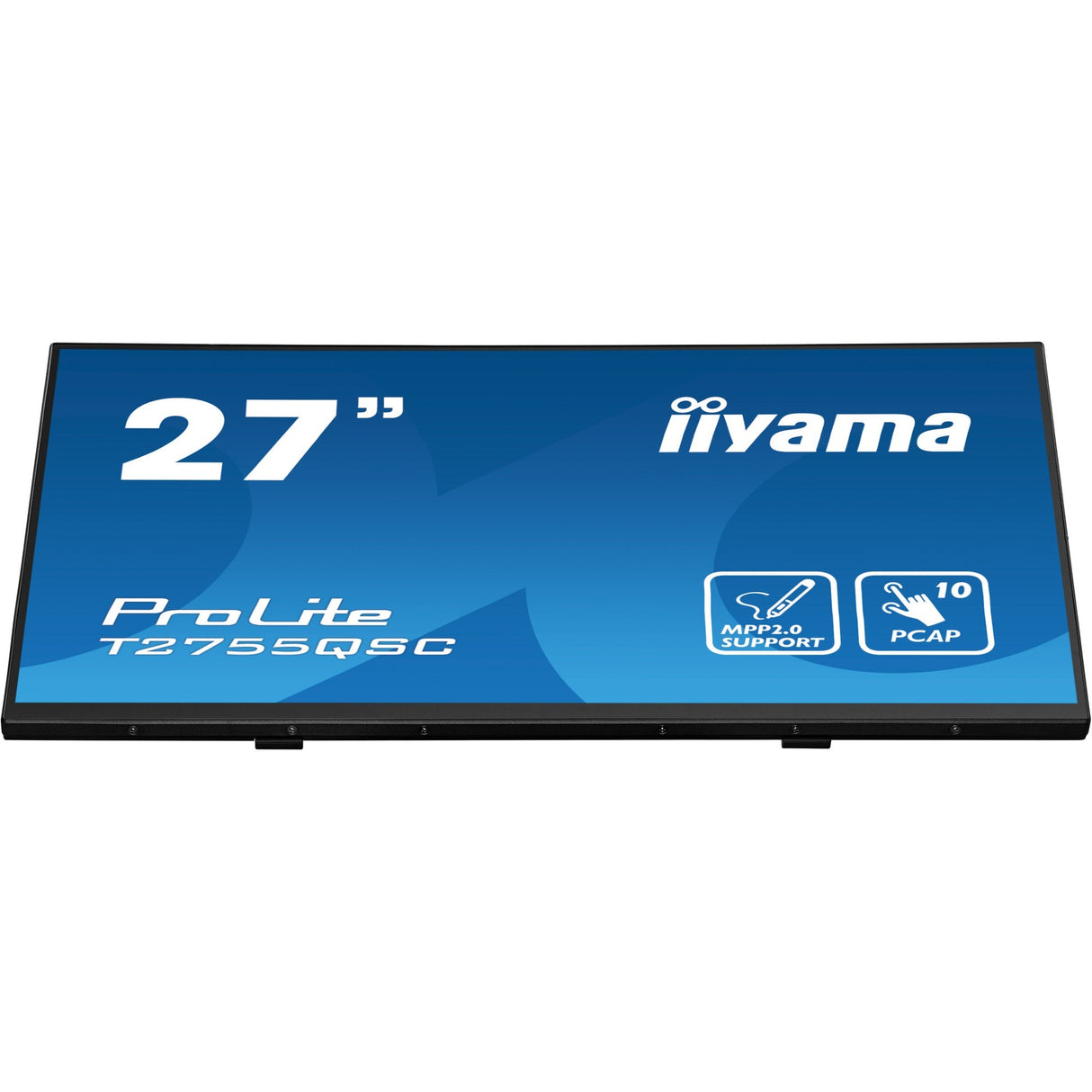 Iiyama Prolite T2755QSC-B1 27 touchscreen-skærm (sort, HDMI, skærmport, 2x USB-A, USB-B)