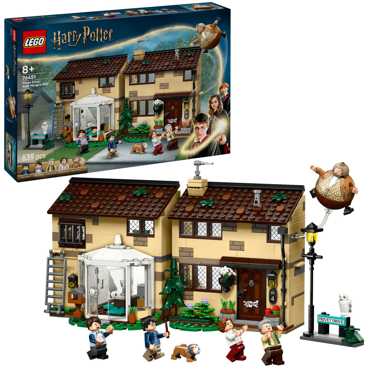 Lego Harry Potter Liguster Drive: Tante Margots besøgsbyggesæt - 76451