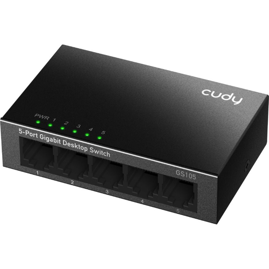 Cudy 5-ports gigabit desktop metal switch (sort)