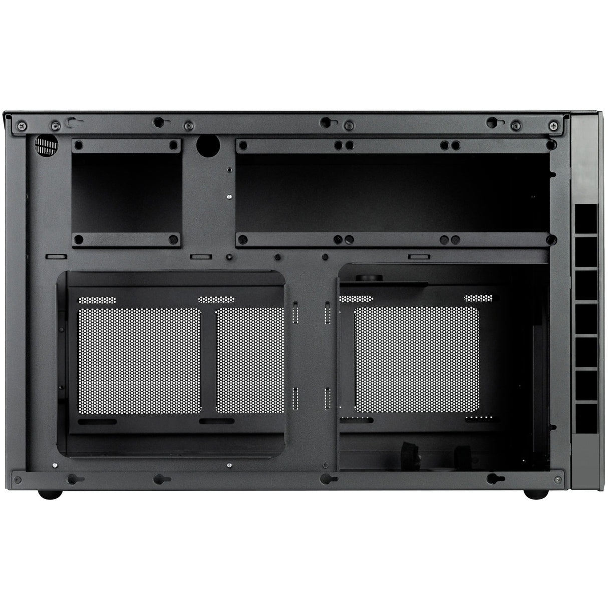 Silverstone sugo 17 mini tårnhus (sort | 2x USB-A | 1x USB-C)