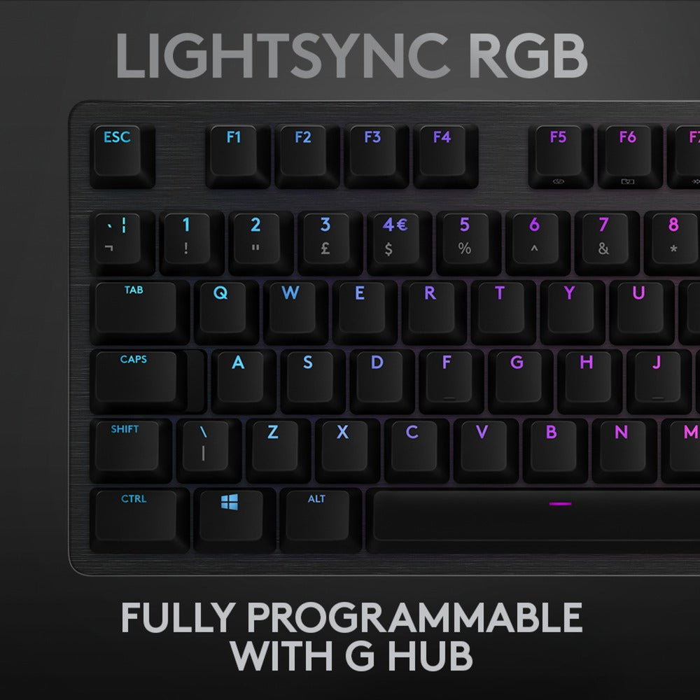 Logitech Logitech G512 Carbon LightSync RGB Mekanisk spiltastatur