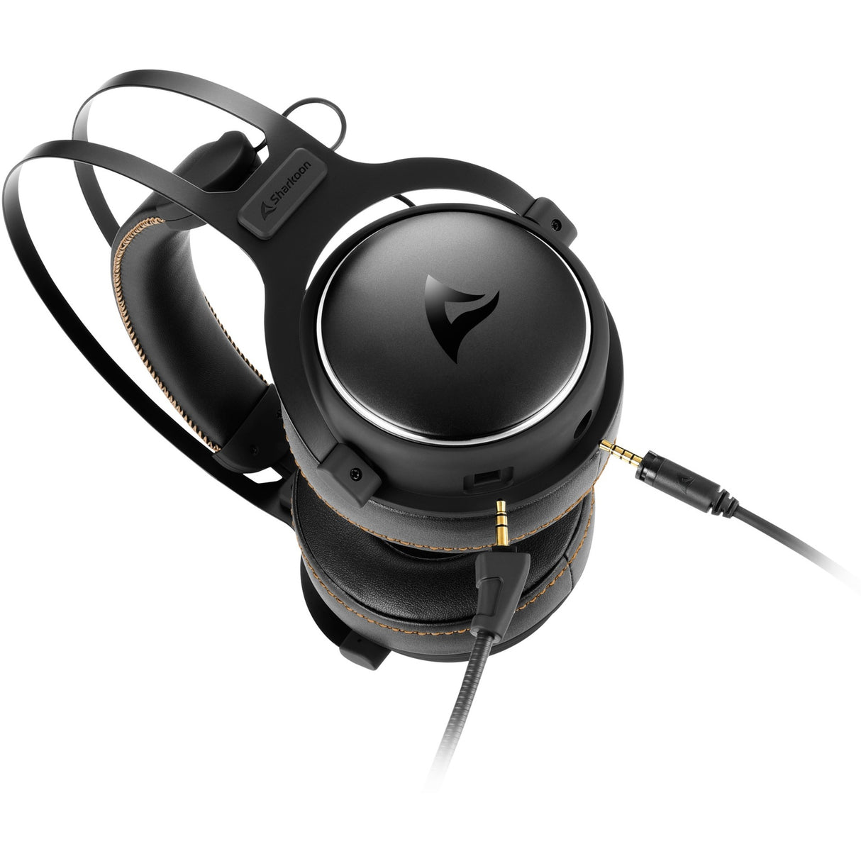 Sharkoon skiller sgh50 over-ear gaming headset (sort, pc, Playstation 4, Playstation 5, Xbox Series S|x)