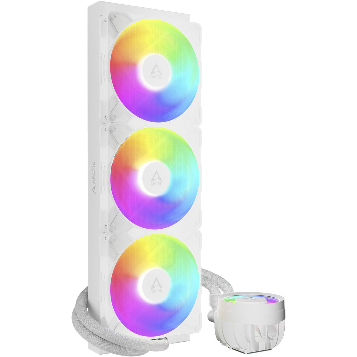 Arctic Liquid Freezer III Pro 420 A-RGB Vandkøling (hvid, 4-benet PWM blæserstik)