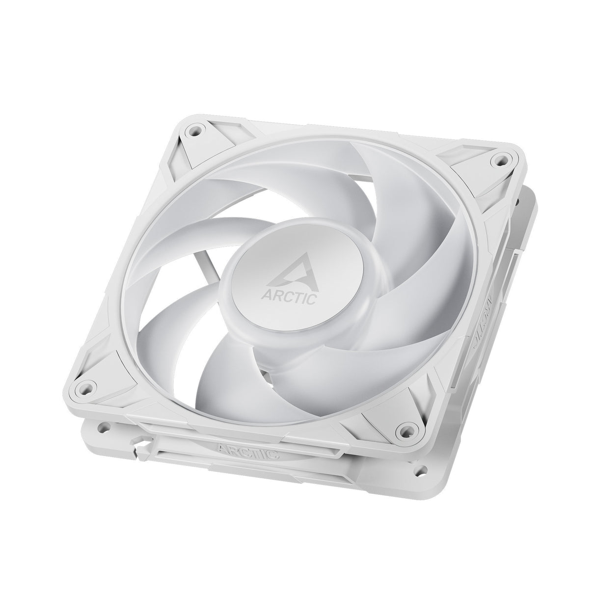 Arctic p12 pro a-rgb kabinet blæser (hvid, 120 x 120 x 25 mm, pwm)