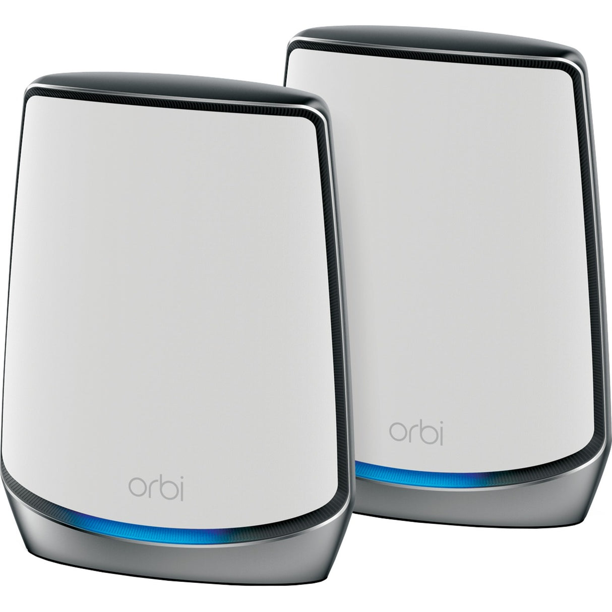 Netgear orbi wifi 6 system (rbk852) ax6000 mesh router (hvid sølv, 1x router (rbr850), 1x satellit (rbs850), dækning op til 350 m²)