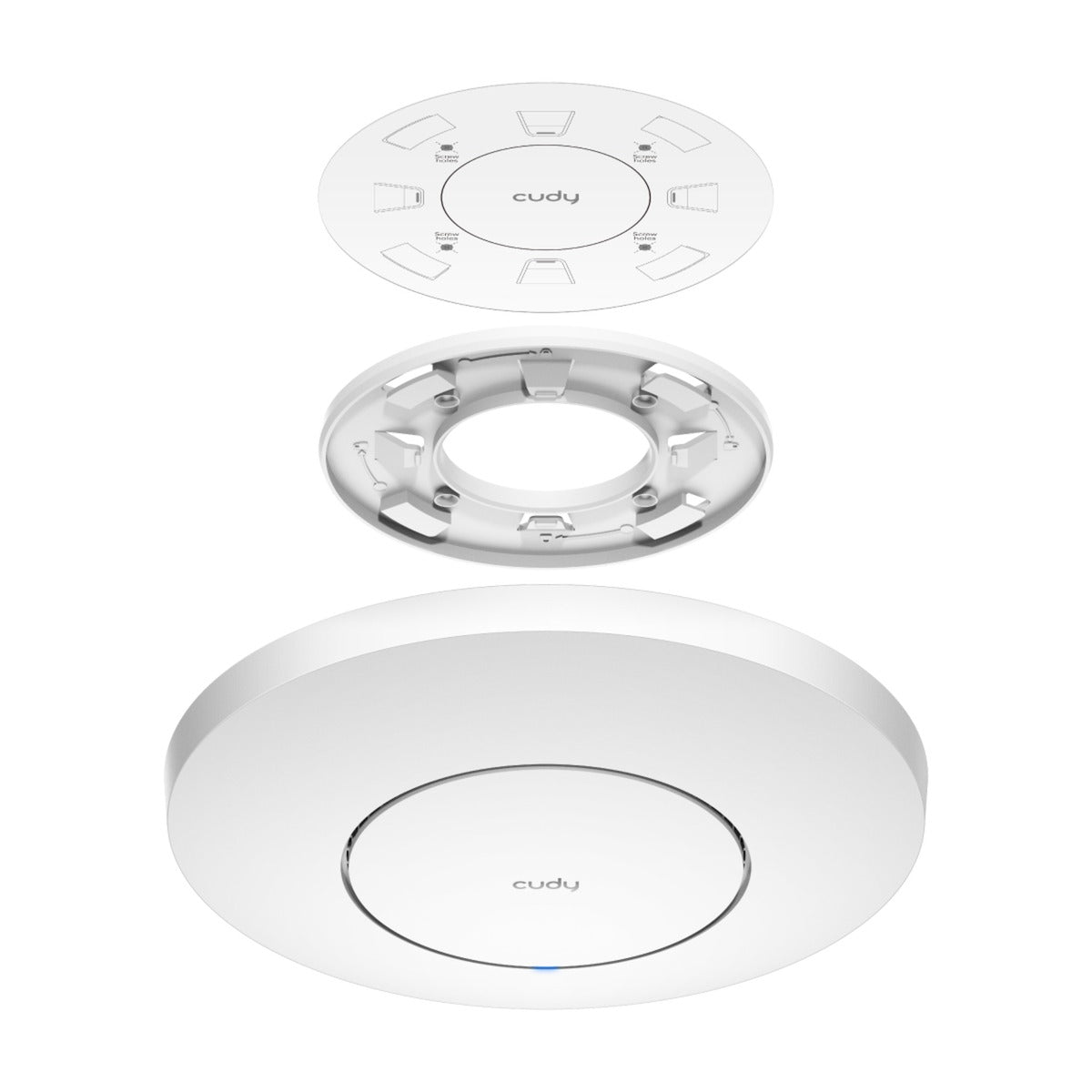 Cudy ac1200 wi-fi gigabit adgangspunkt (hvid, mesh)