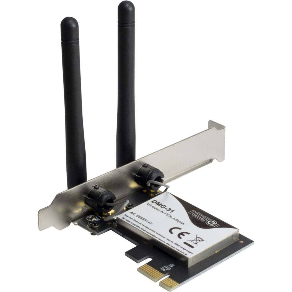 Inter-tech dmg-31 trådløs-n pcie adapter wlan adapter