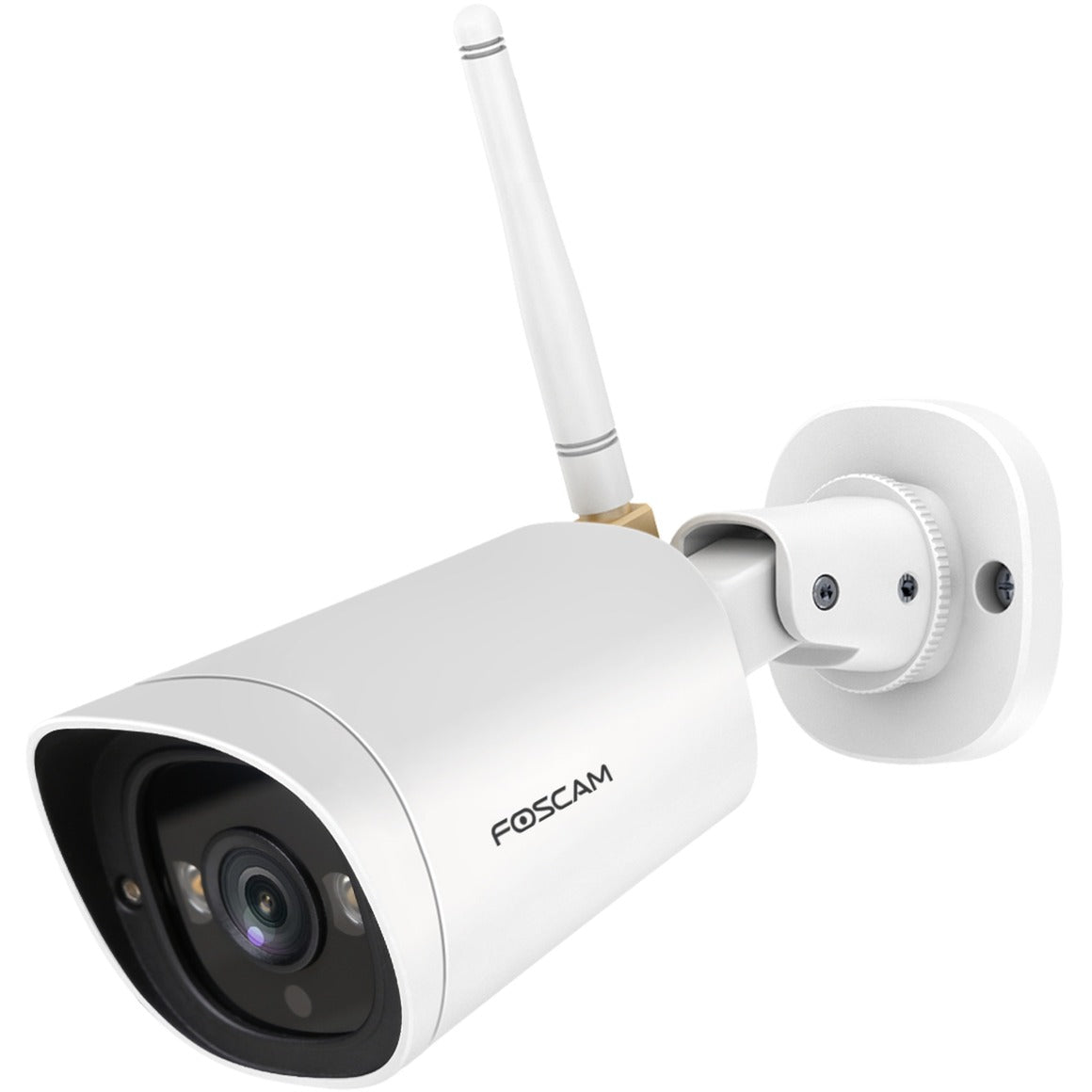 Foscam G4C, 2K Starlight WiFi udendørs sikkerhedskamera (hvid)