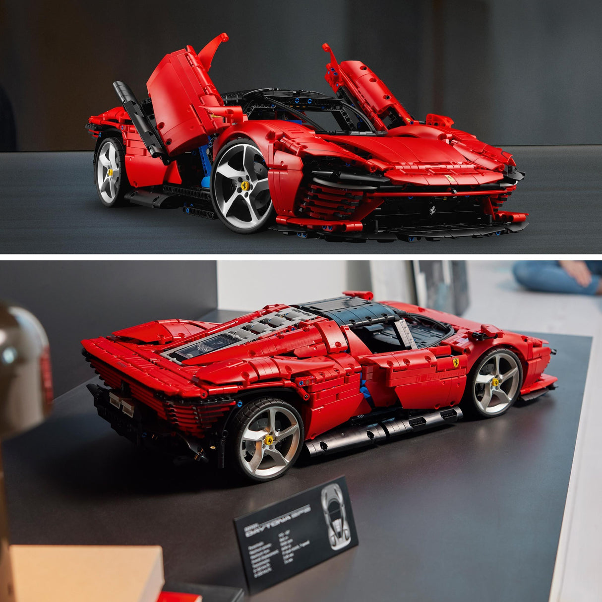 Lego technic ferrari daytona sp3 racerbil samlerobjekt til voksne - 42143
