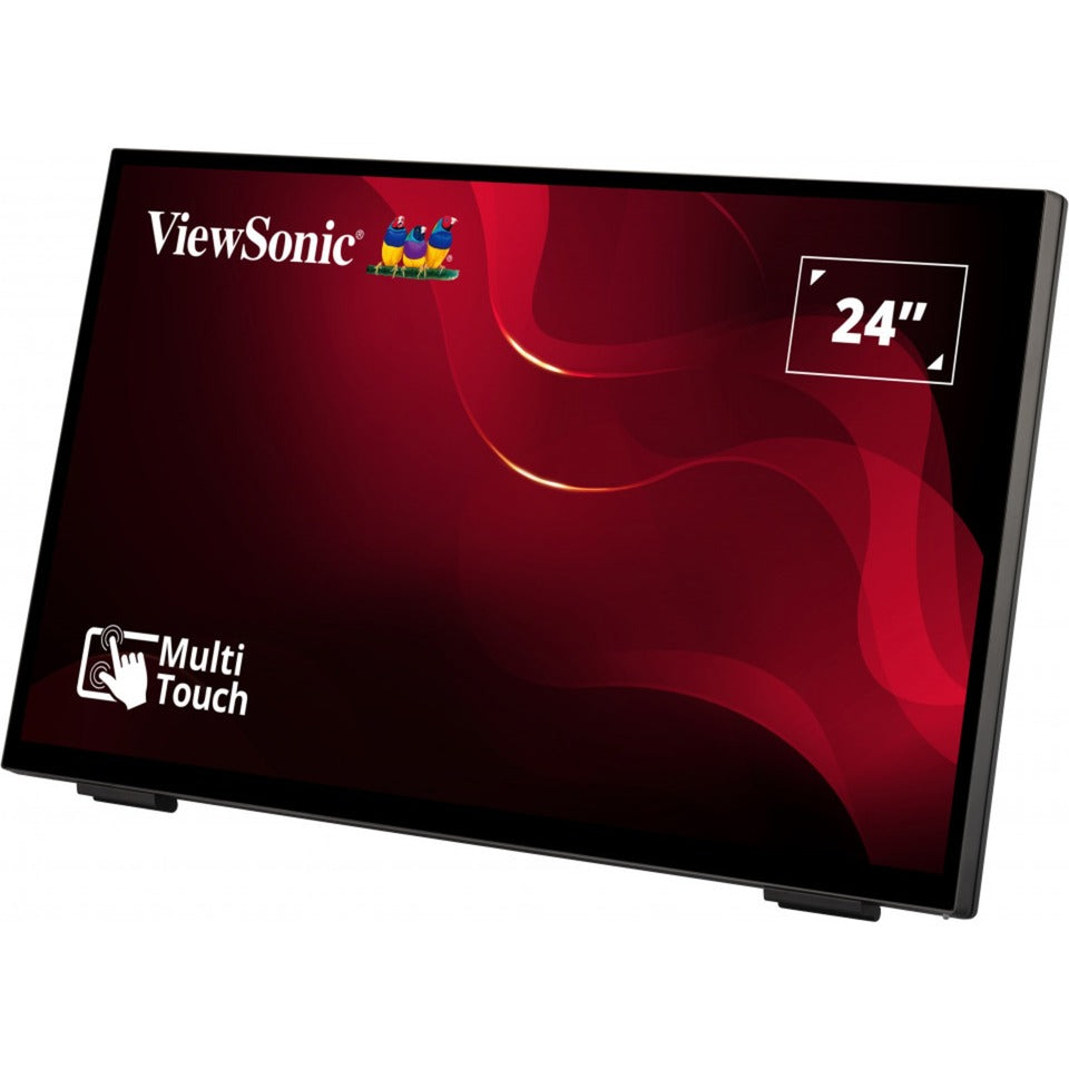 Viewsonic rammeløs berøringsskærm med 10-punkts PCAP 24 (sort, HDMI, DisplayPort, VGA)