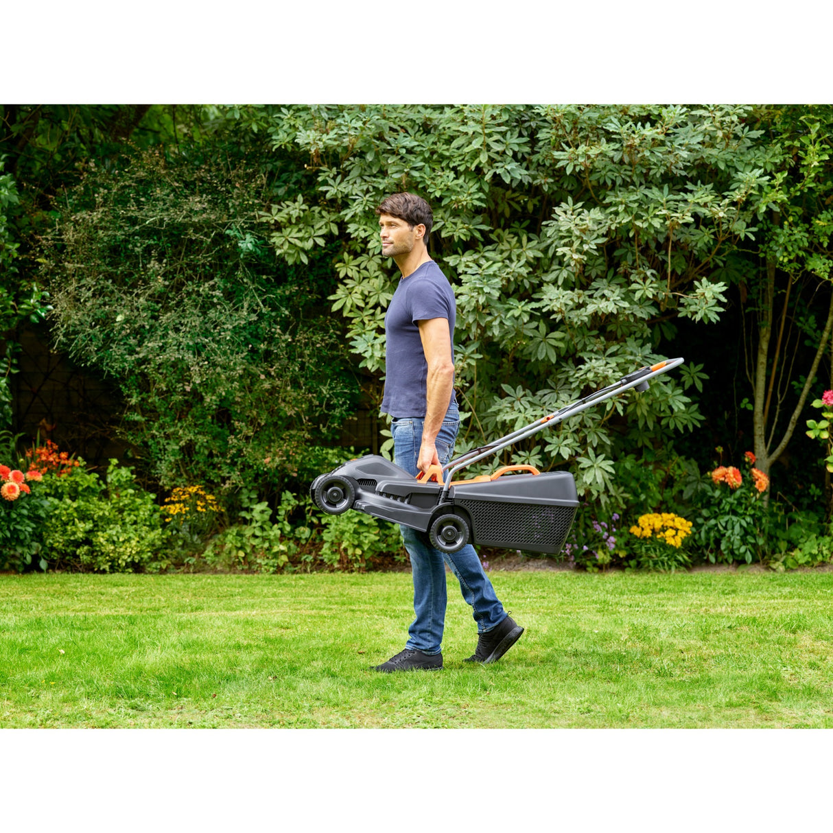 Black+decker plæneklipper bemw351-qs (sort orange)