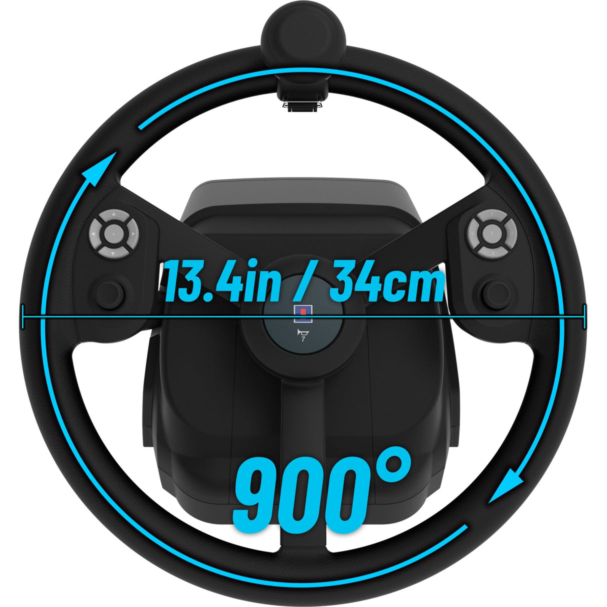 Hori farming vehicle control system simulator sæt (sort)