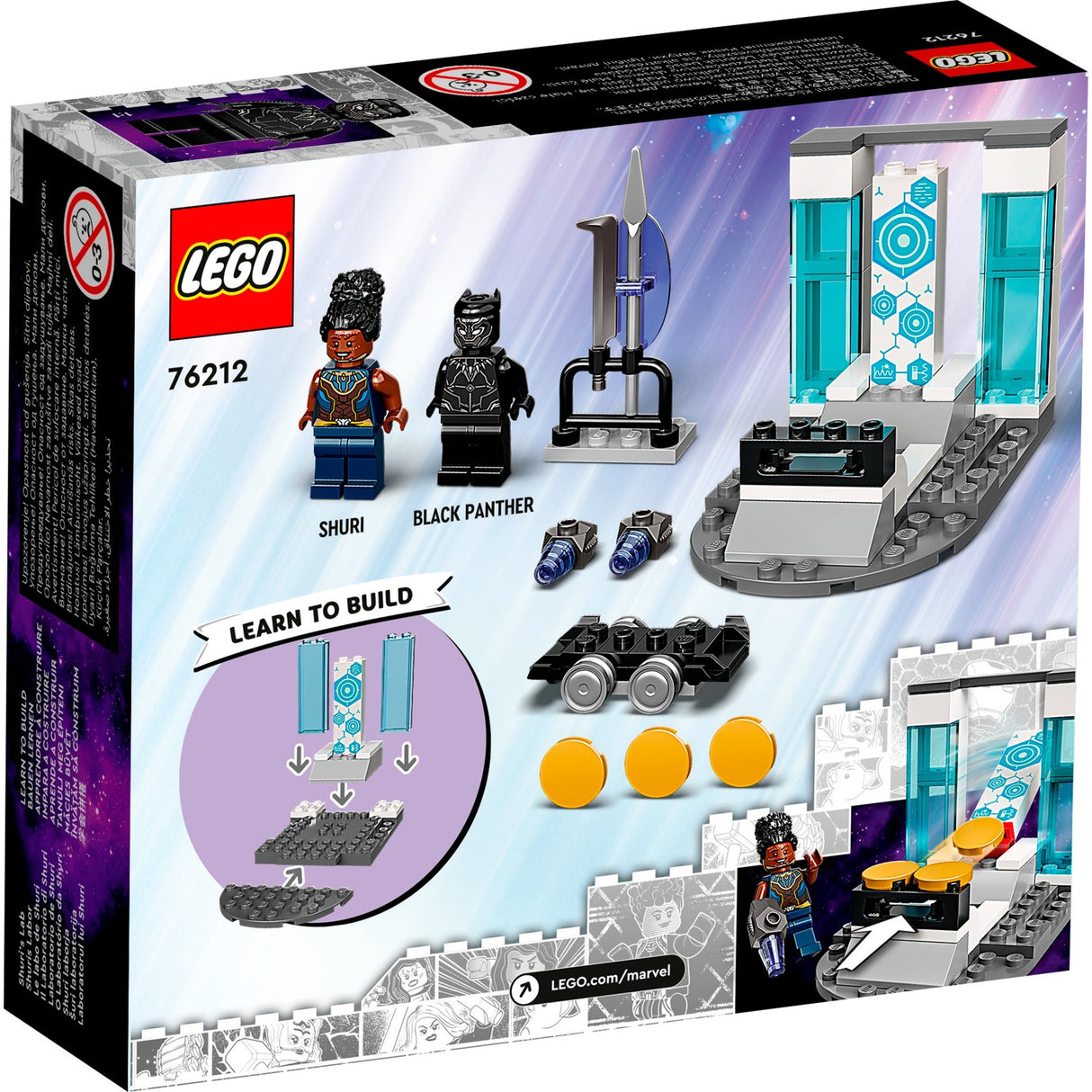 Lego marvel - shuri's lab byggelegetøj (76212)