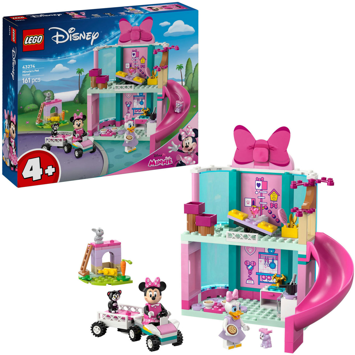 Lego Disney Mickey and Friends - Minnie's Pet Hotel Construction Toy (43274)