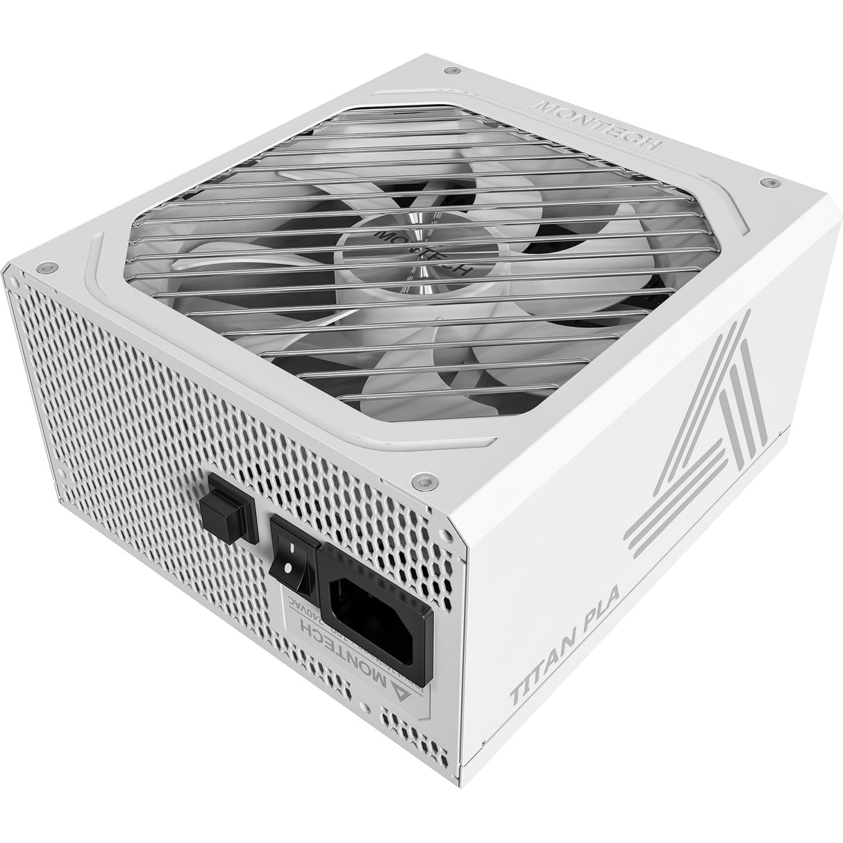 Montech titan pla modulær 1000 watt strømforsyning (hvid, 2x pcie)