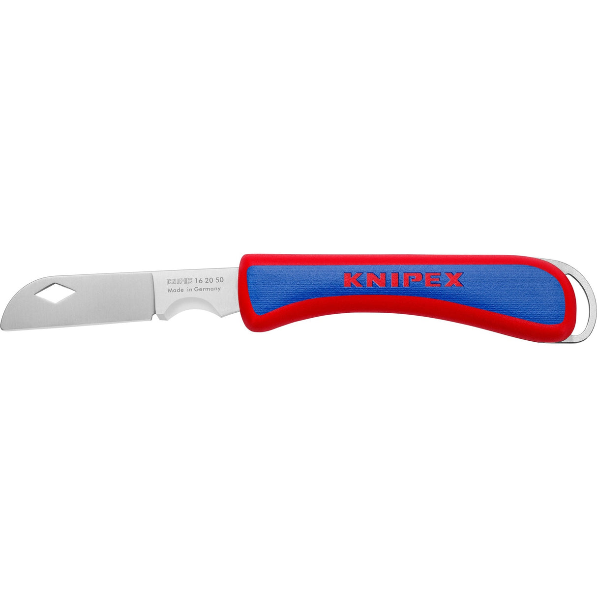 Knipex elektriker lommekniv 16 20 50 sb (rød blå, længde 120 mm)