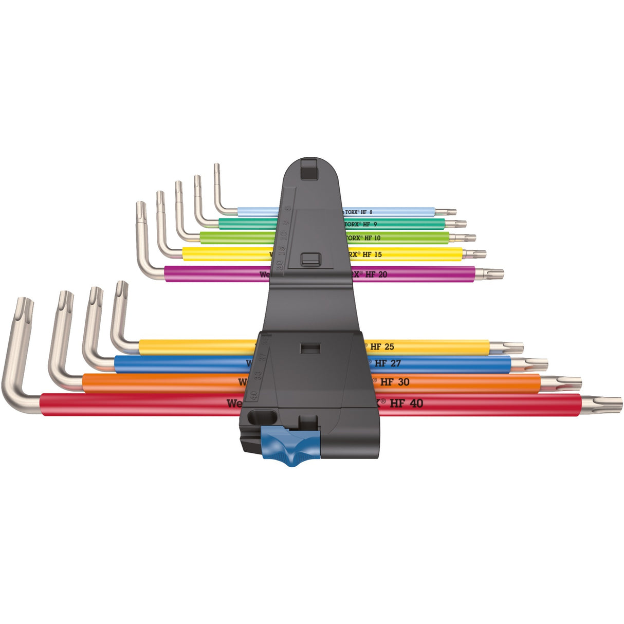 Wera sekskantnøglesæt torx 3967 9 tx sxl multicolour hf rustfri 1 (9-delt, torx t8 til t40)