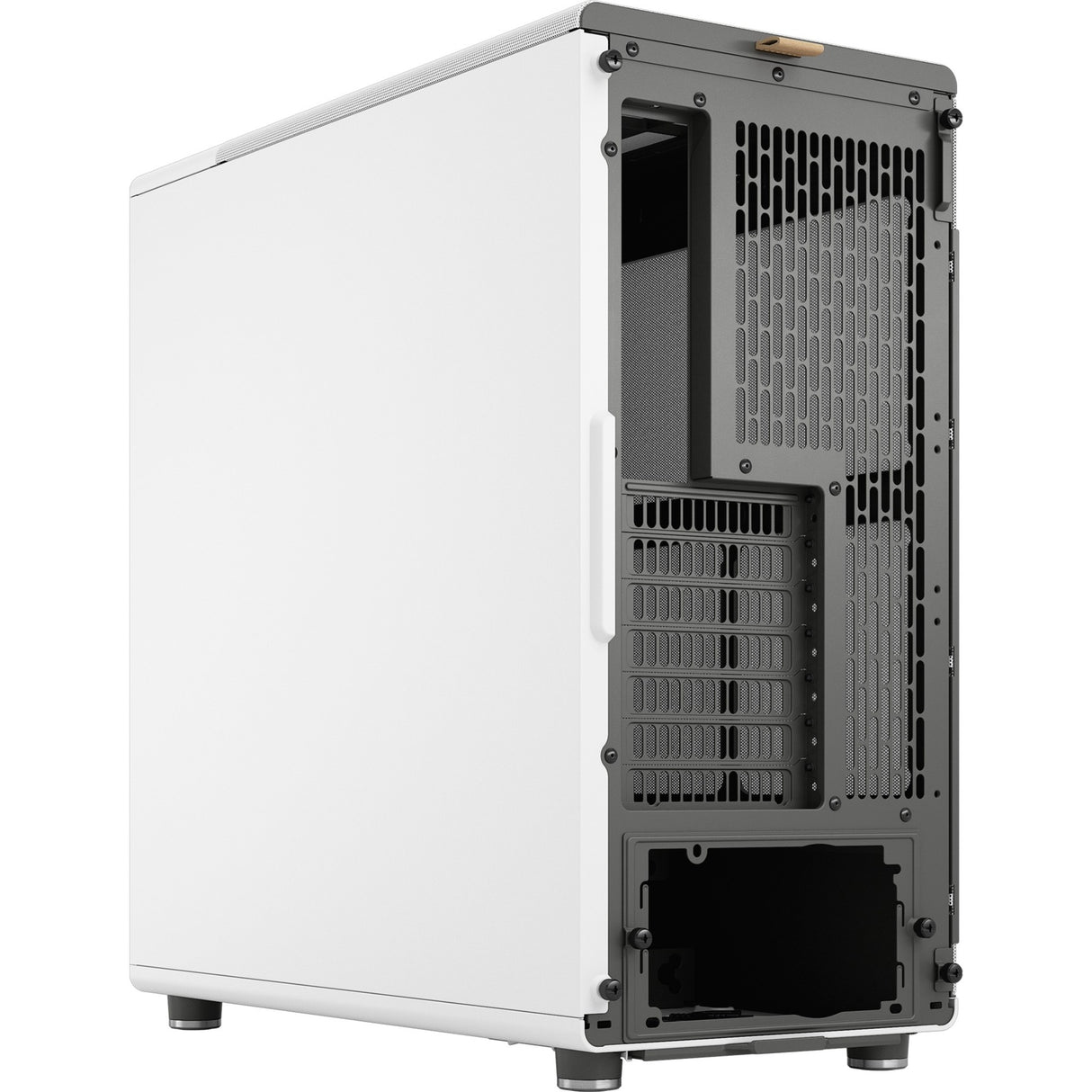 Fractal design nord midi tårnhus (hvid træfarve | 2x USB-A | 1x USB-C)
