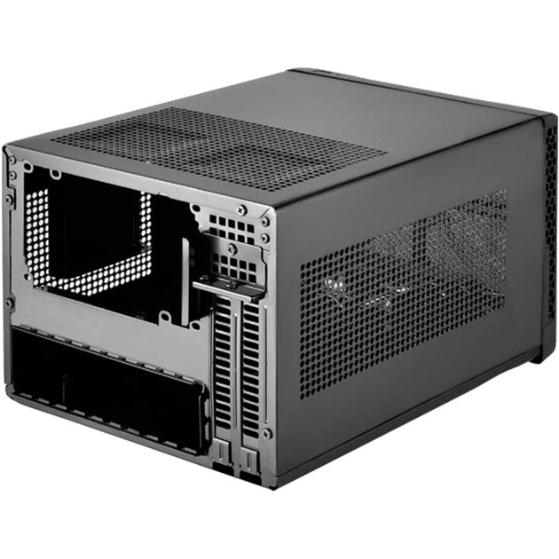 Silverstone SG13B mini tårnhus (sort | 2x USB-A)
