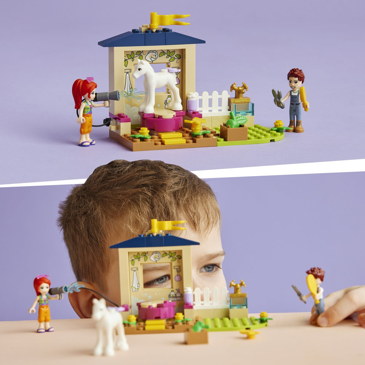 Lego friends - ponyvask stabilt byggelegetøj (41696)