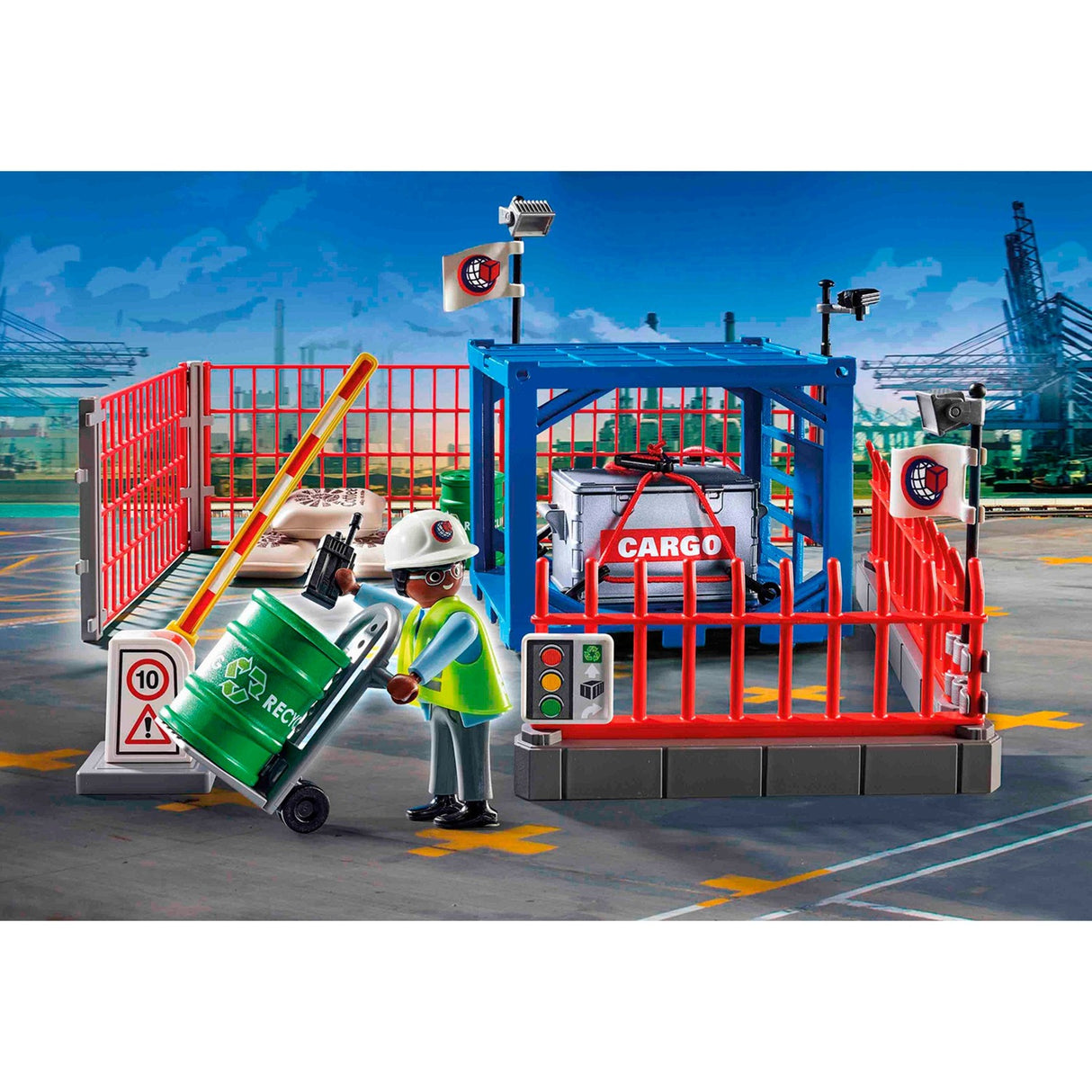 Playmobil city action - byggelegetøj til varelager (70773)