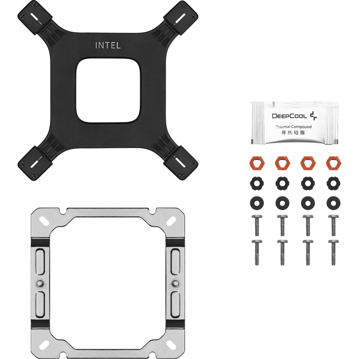Deepcool AG400 WH ARGB CPU-køler (hvid)