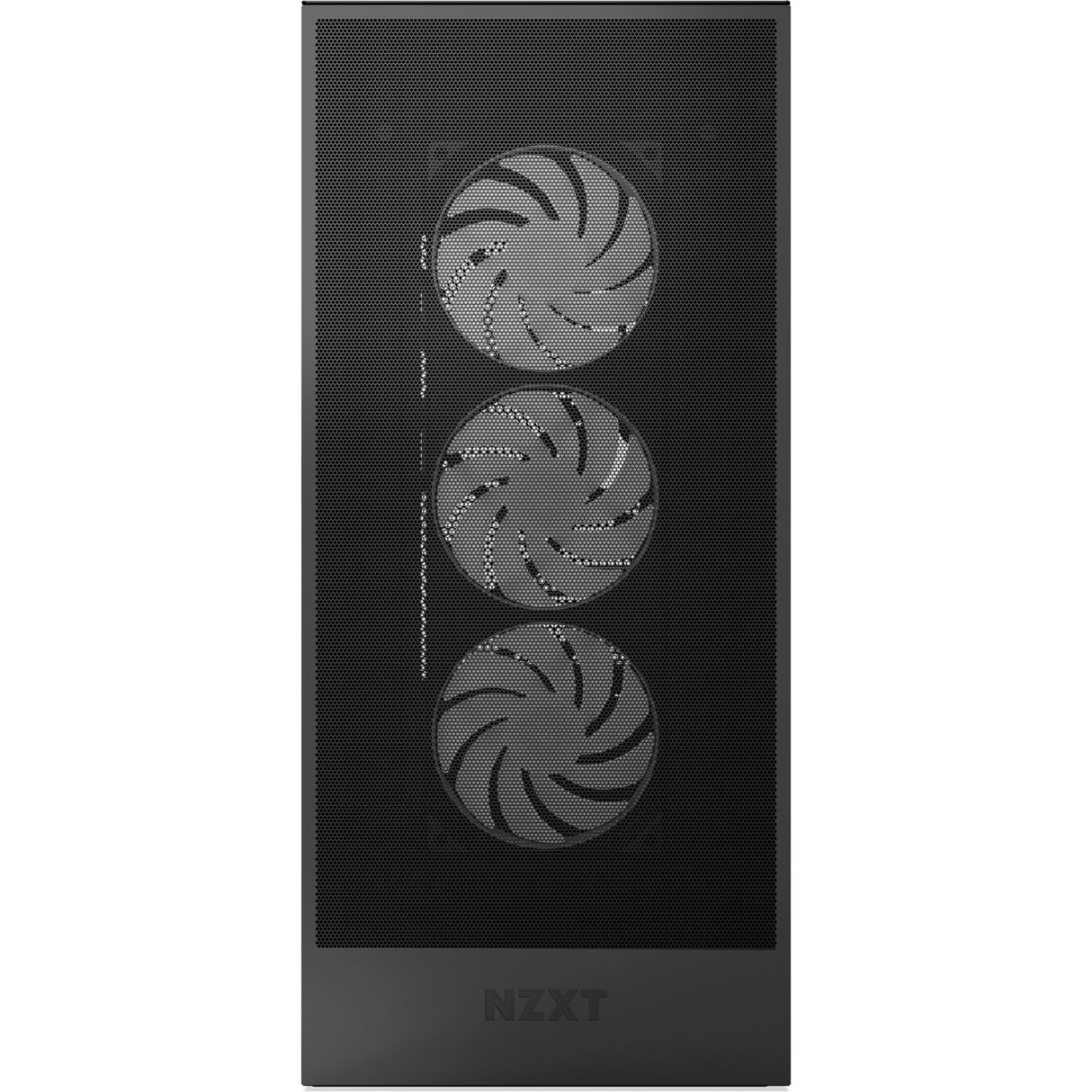 Nzxt h7 flow rgb (2024) midi tårnhus (sort | 2x usb-a | 1x usb-c | rgb | hærdet glas)