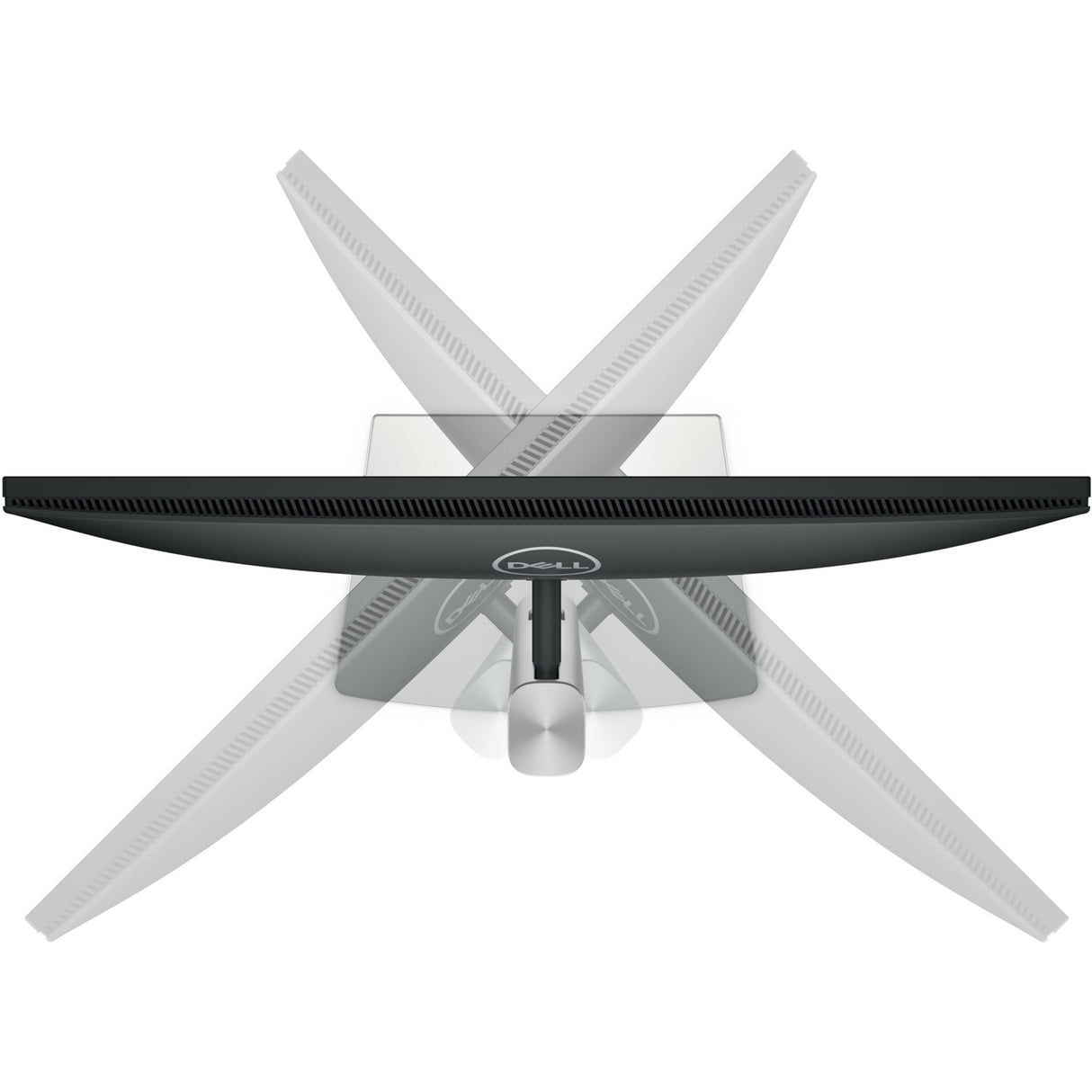 Dell p2225h 21.5 skærm (sort sølv, HDMI, skærmport, 3x USB-A, USB-B, USB-C)