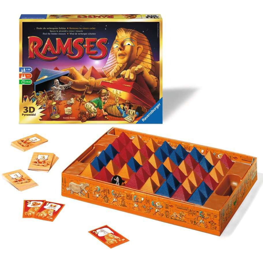 Ravensburger ramses brætspil (flersproget, 1 - 5 spillere, 30 minutter, fra 7 år)