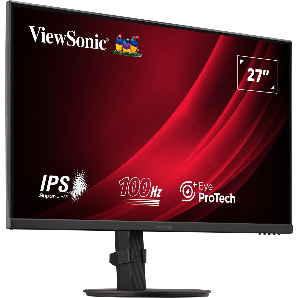 Viewsonic vg2708a-mhd 27 skærm (sort, 1x hdmi, 1x skærmport, vga, lyd, 100 hz)
