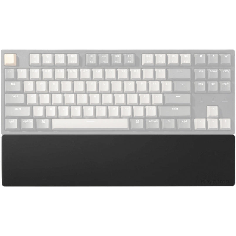 Keychron Silikone håndledsstøtte til K8 K8 Pro K8 Max C1 C1 Pro L4 håndledsstøtte (sort)