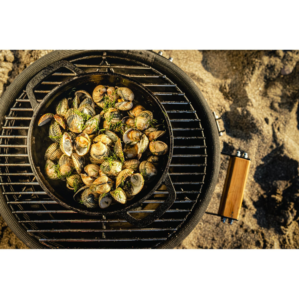 Vindmøllegrillens stegepande (sort, ø 20 cm | 2,1 liter)