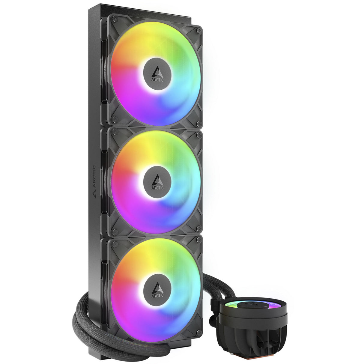 Arctic Liquid Freezer III Pro 420 A-RGB Vandkøling (sort, 4-pin PWM blæserstik)