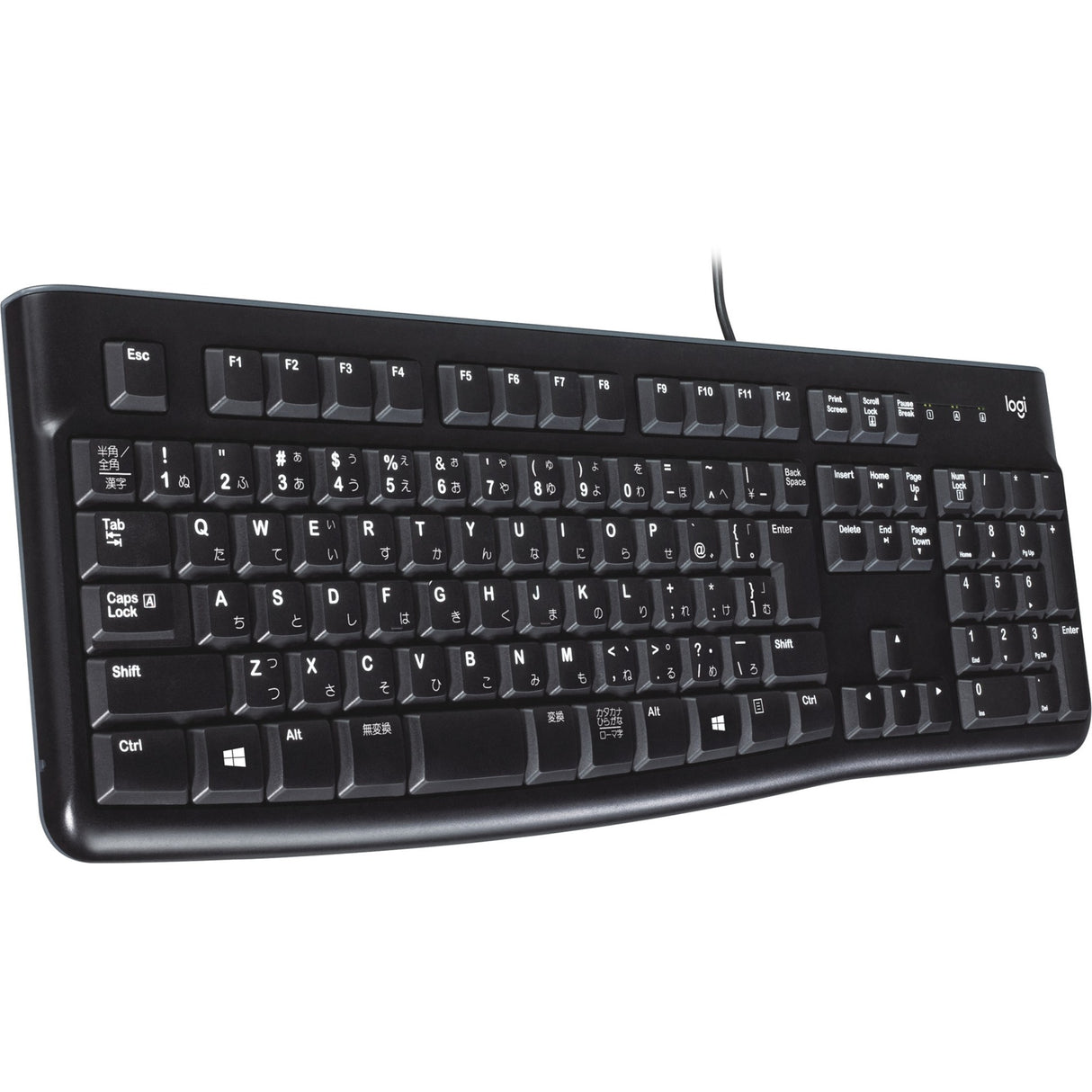 Logitech keyboard k120 til erhvervslivet (sort, eu-layout (qwerty), gummikuppel, 100 %)