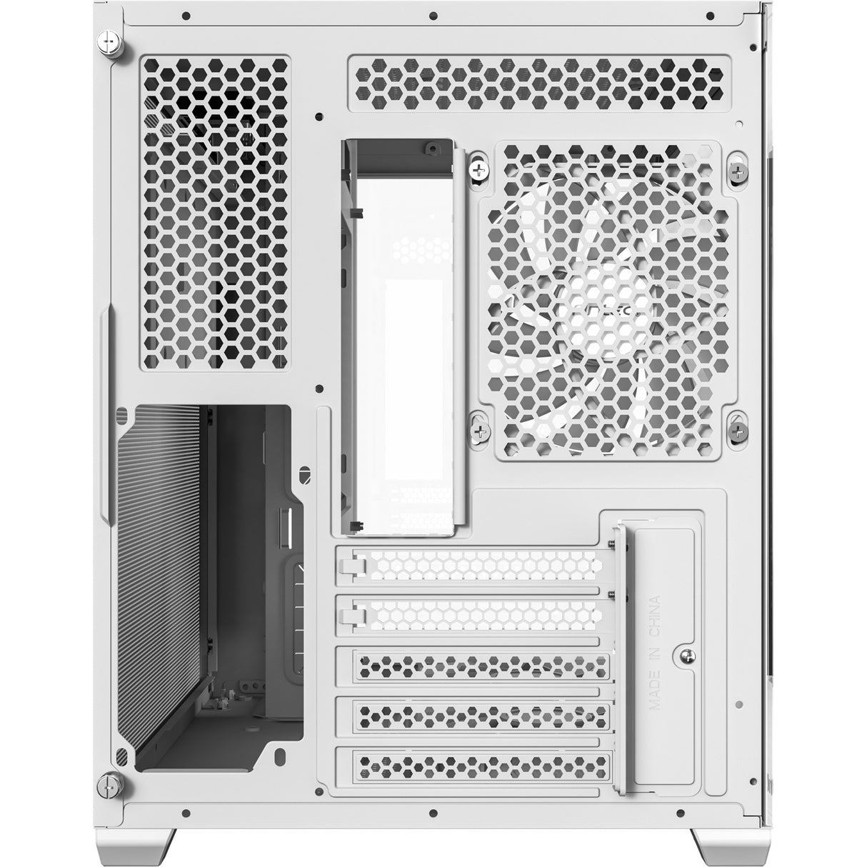 Antec cx60m argb mini tårnhus (hvid | 3x usb-a | rgb | hærdet glas)