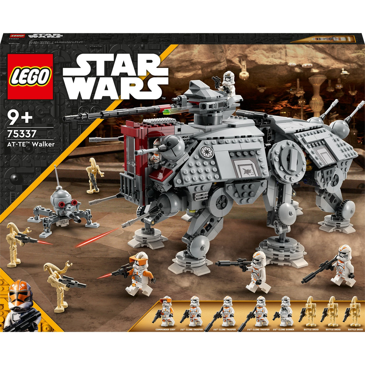 Lego star wars - at-te walker byggelegetøj (75337)