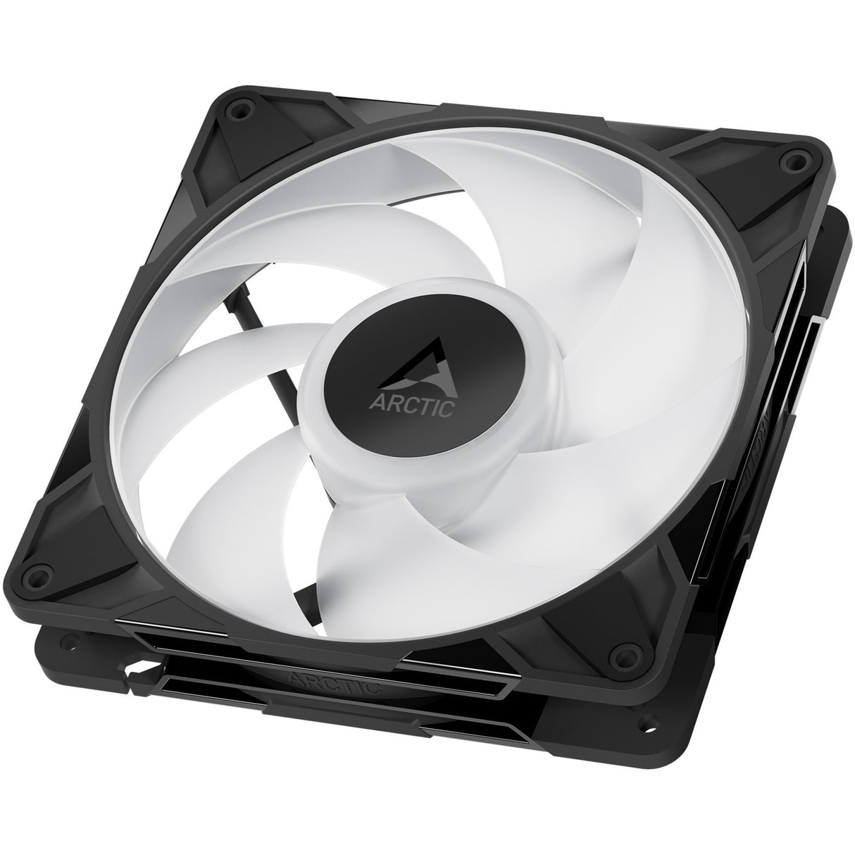 Arctic p14 pro a-rgb kabinet blæser (sort, 140 x 140 x 27 mm, pwm)