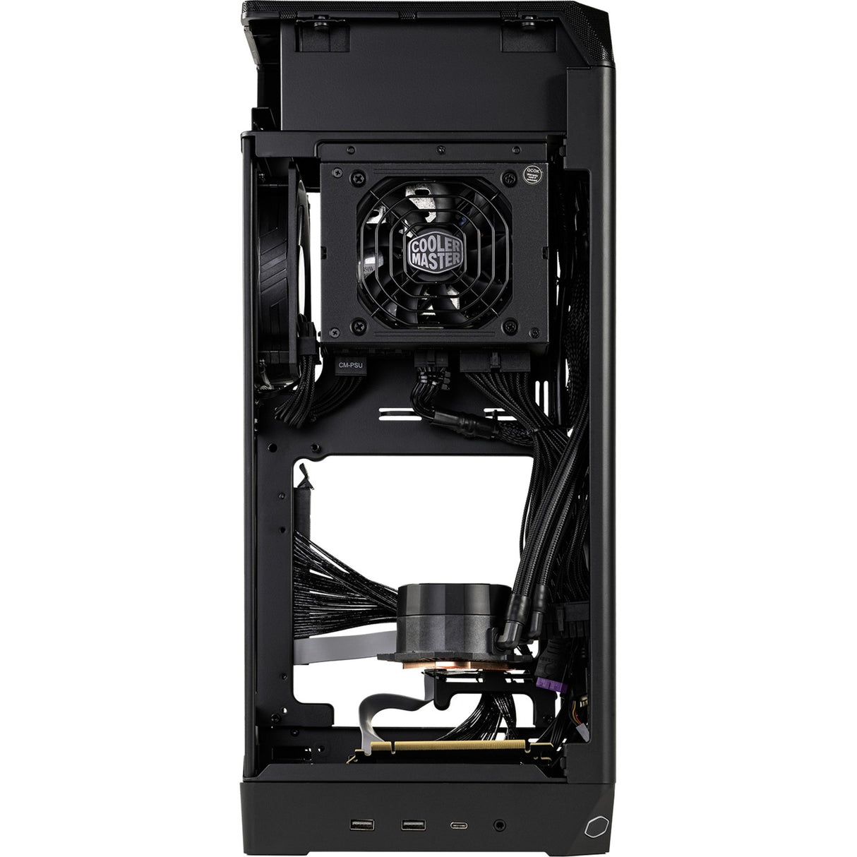 Cooler master ncore 100 max mini tårnhus (mørkegrå | 2x USB-A | 1x USB-C)
