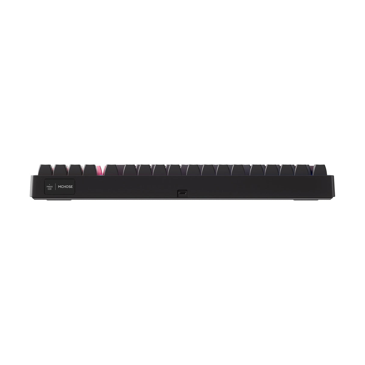 Mchose G98 Pro Black Pink Flame Orange Trådløst Tri-Mode Custom Mechanical RGB Gaming Keyboard (Sort, US Layout (Qwerty), TTC Flame Orange, RGB, Hot Swap, Side Engraved PBT, Wireless | Bluetooth | USB-C)