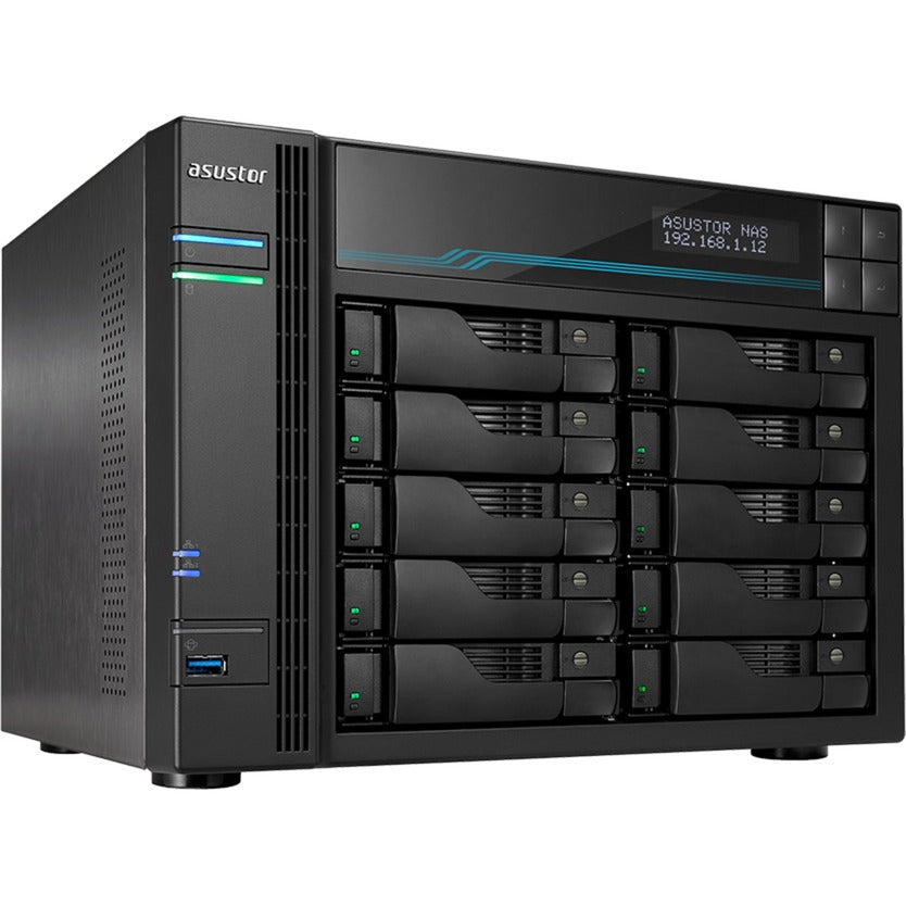 Asustor lockerstor 10 as6510t nas (sort)