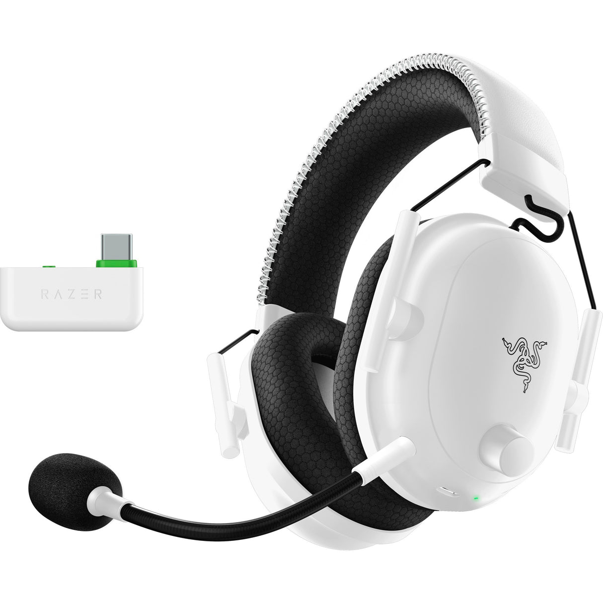 Razer Blackshark V2 Pro til Xbox Over-Ear Gaming Headset (Hvid, PC, Xbox Series X|S, Xbox One, PS4)