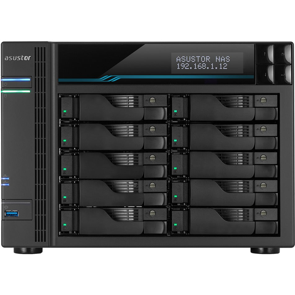 Asustor lockerstor 10 as6510t nas (sort)