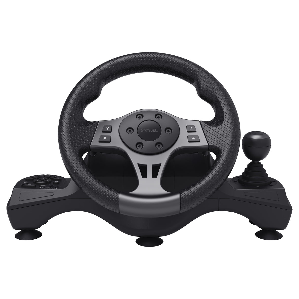 Trust gxt 289 movi racestuur stuur (zwart, pc, xbox series x s, switch, playstation 4)