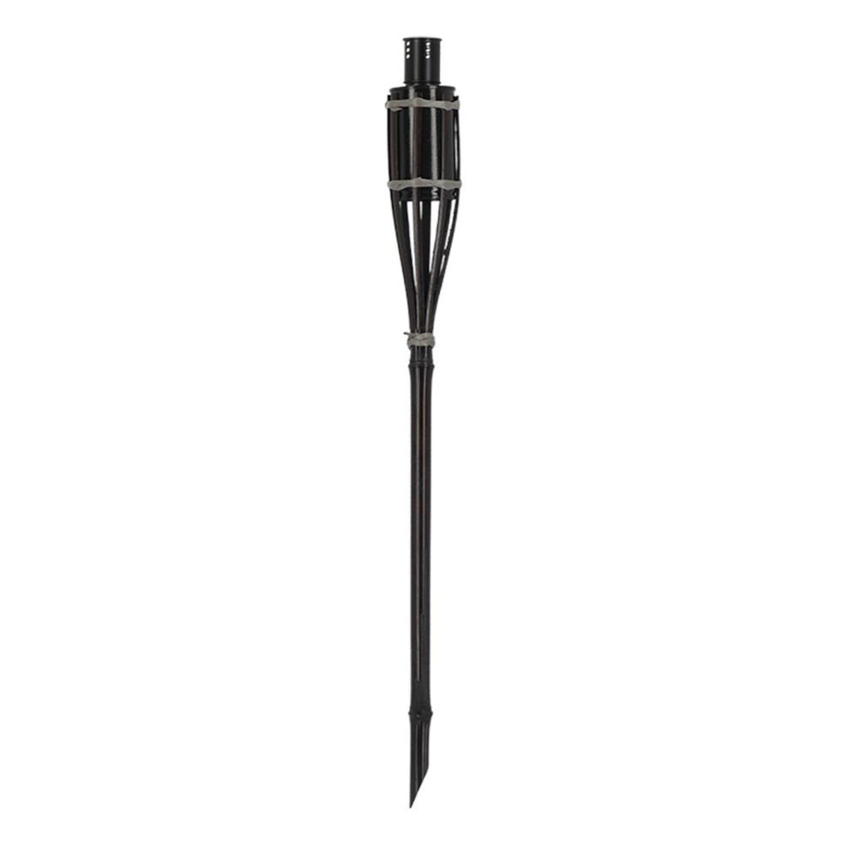 Esschert design lommelygte bambus sort dia5,5x60 cm