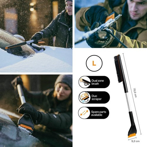 Fiskars plus lang snebørste og isskraber til bilen - 1078494