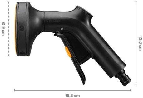 Fiskars solid sprøjtehoved multi, 3 positioner, squeeze kontrol – 1070836